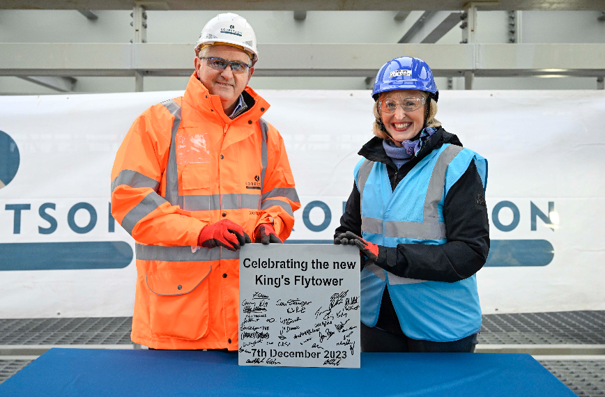 King’s Theatre transformation team leave their mark