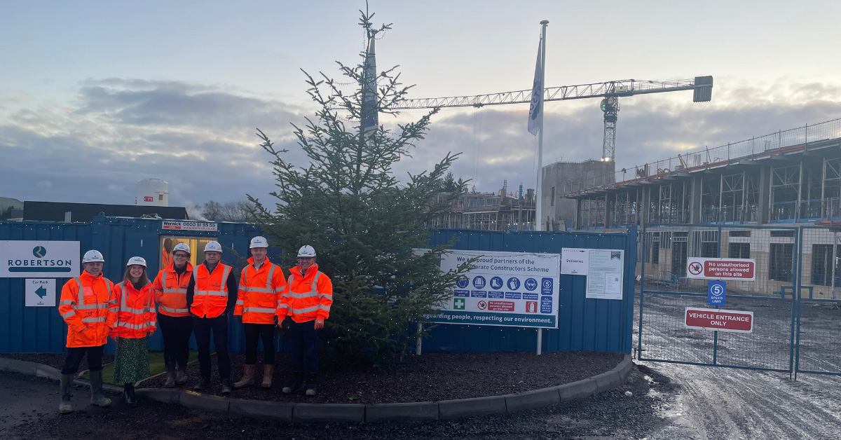 Robertson Construction Tayside welcomes 10 perfect site scores