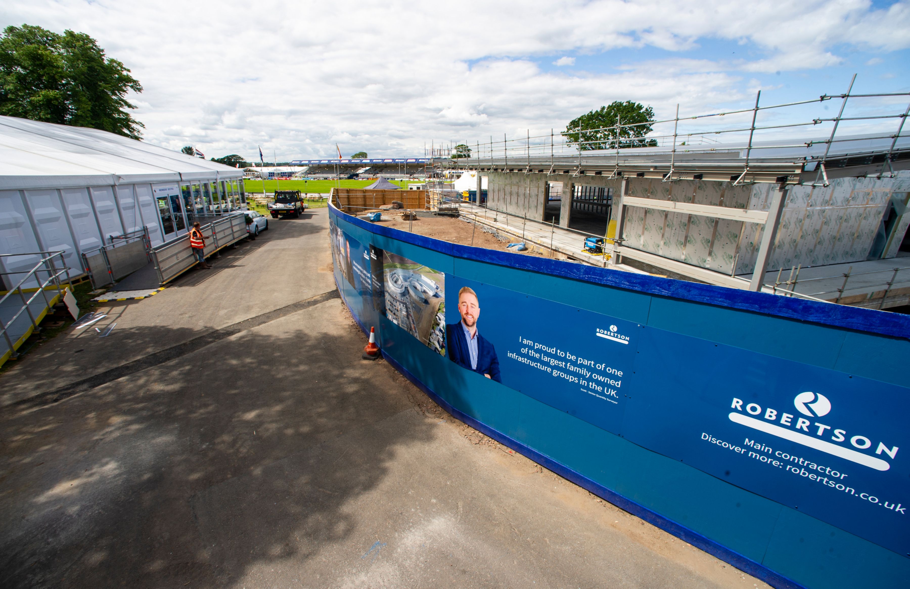 Royal Highland Centre’s new £4.8m pavilion tops out