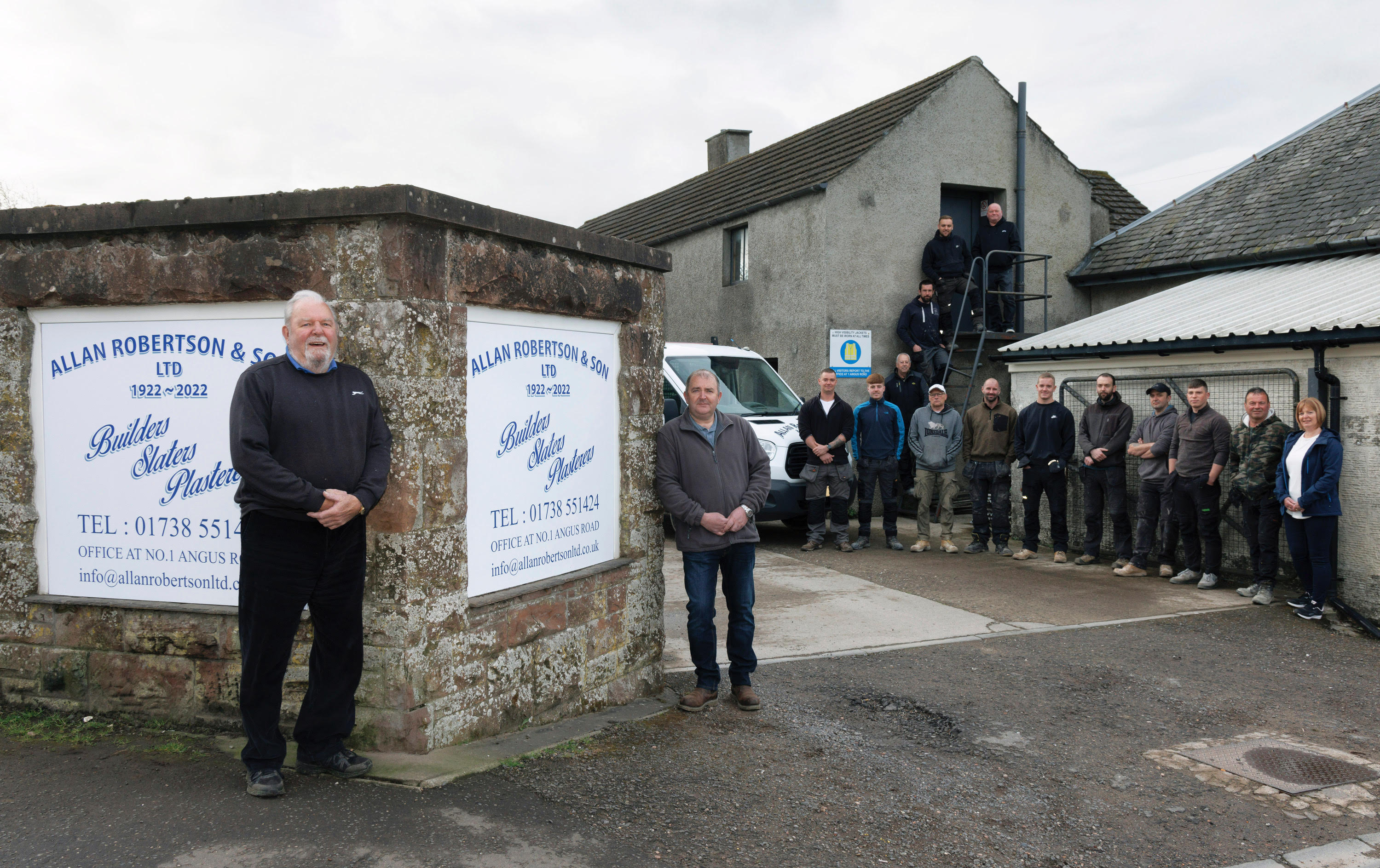 Centenary milestone celebrated at Scone building firm