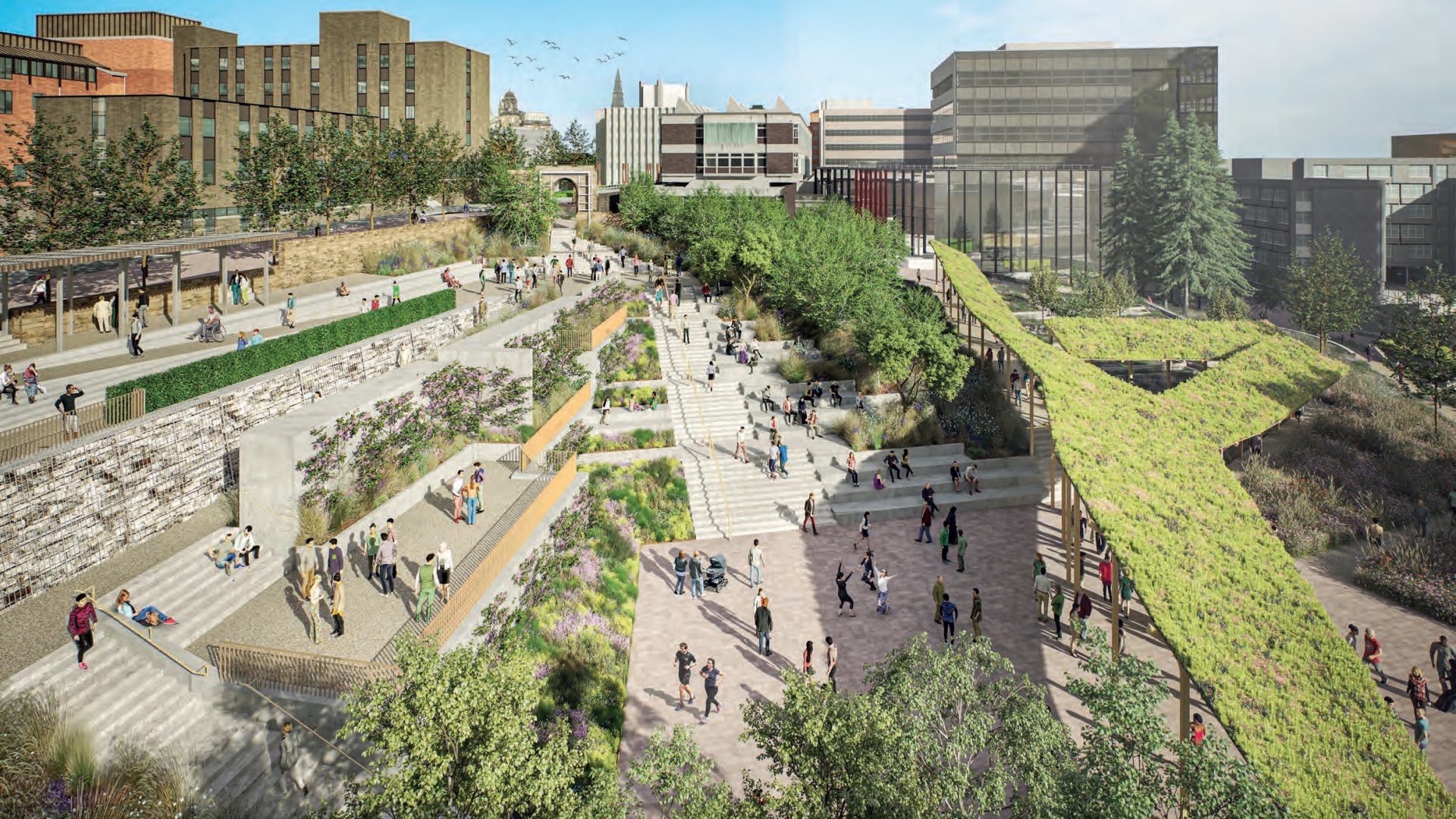 University of Strathclyde unveils ‘Heart Of Campus’ plan for city centre gardens