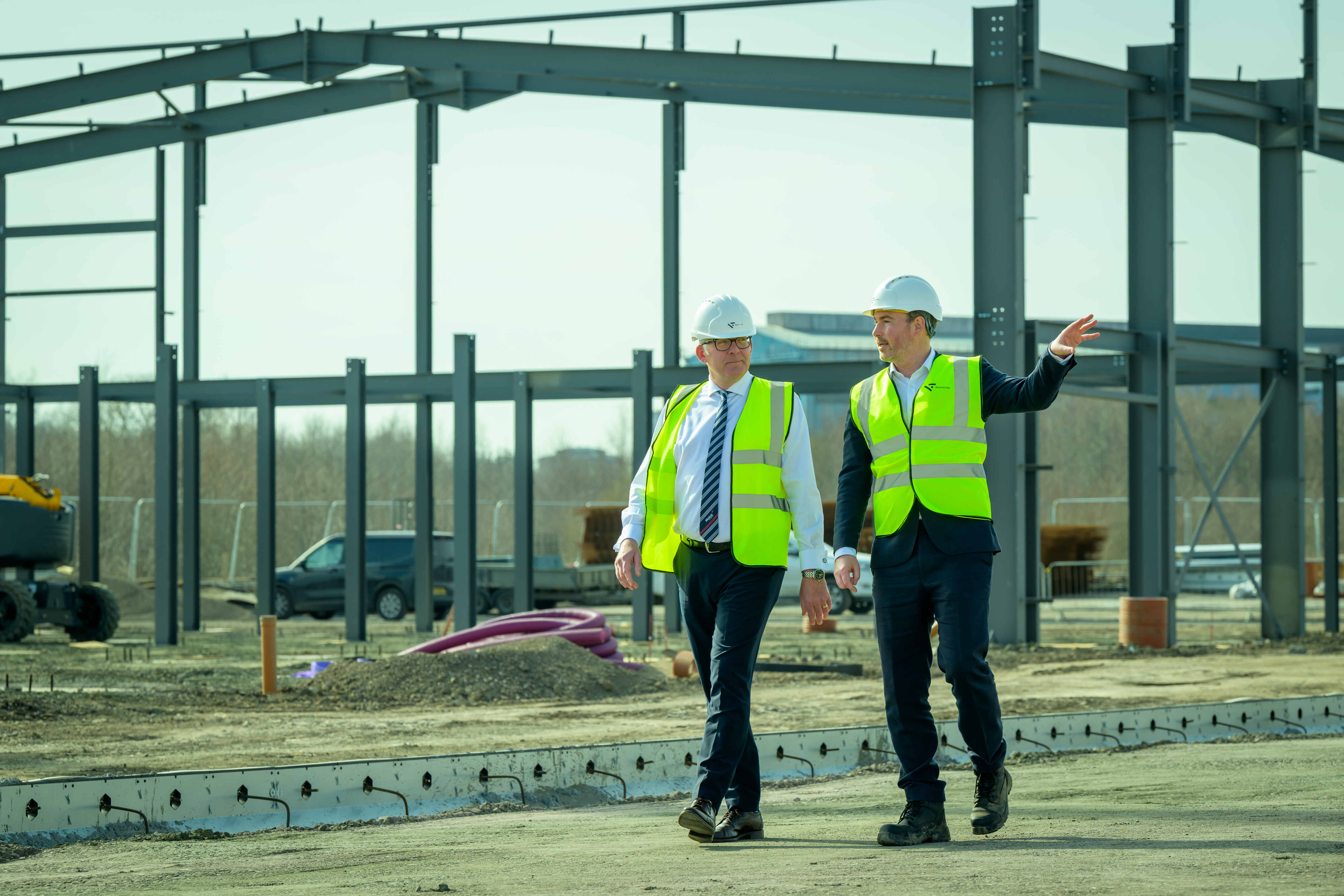 Construction begins on commercial vehicle workshop at Ravenscraig
