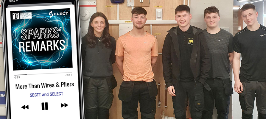 Apprentice electricians reflect on successful first year