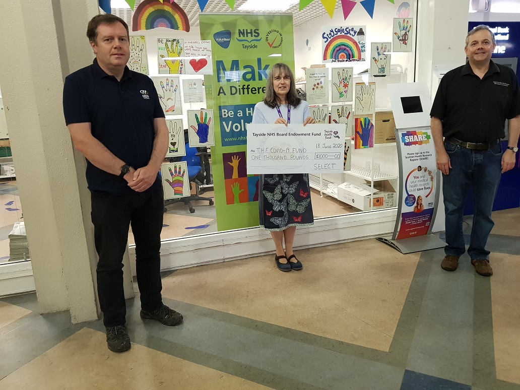 SELECT donates £1,000 to Tayside Health Fund COVID-19 Appeal
