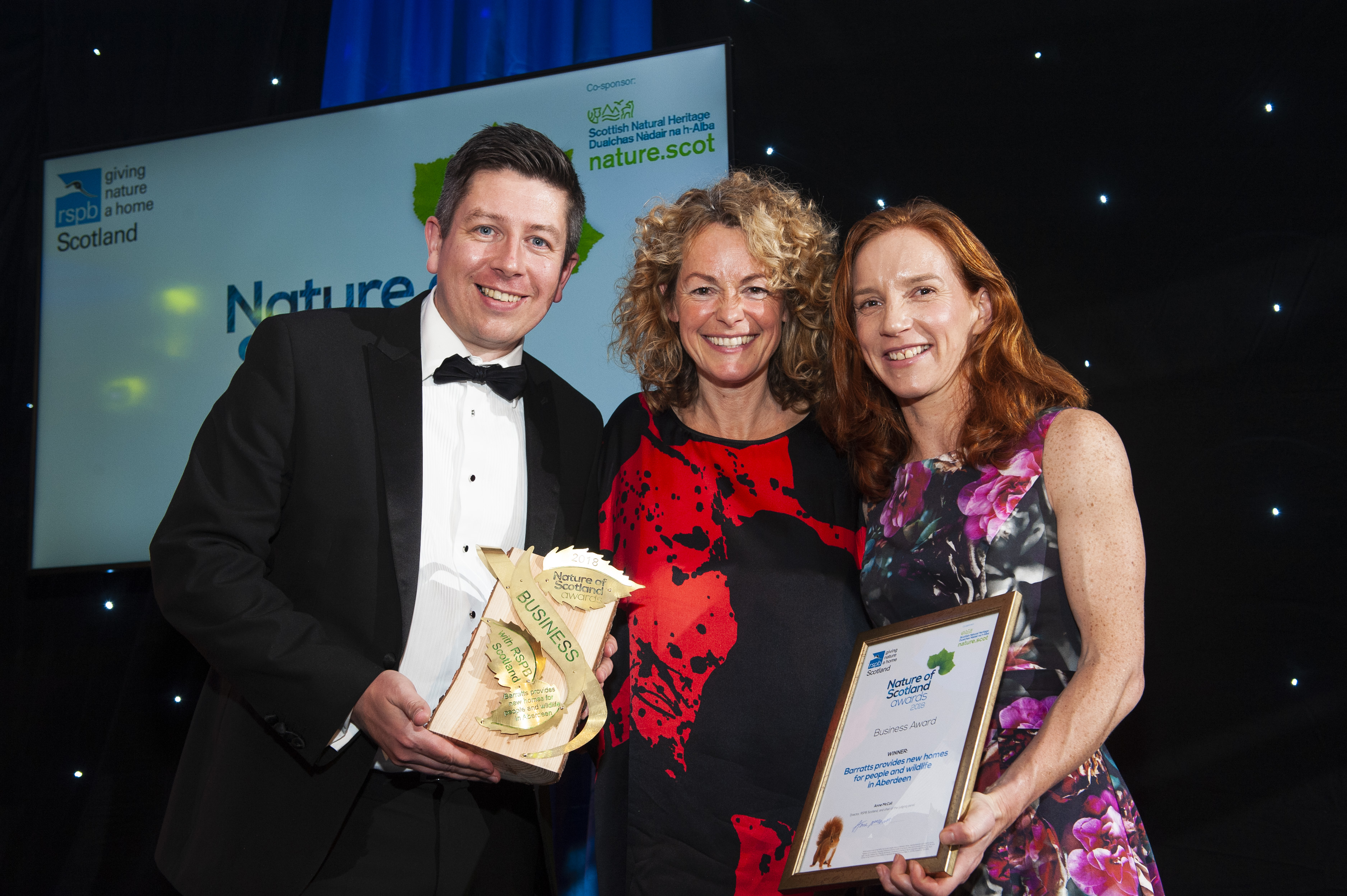 Barratt Homes wins RSPB award for improving biodiversity at Aberdeen development