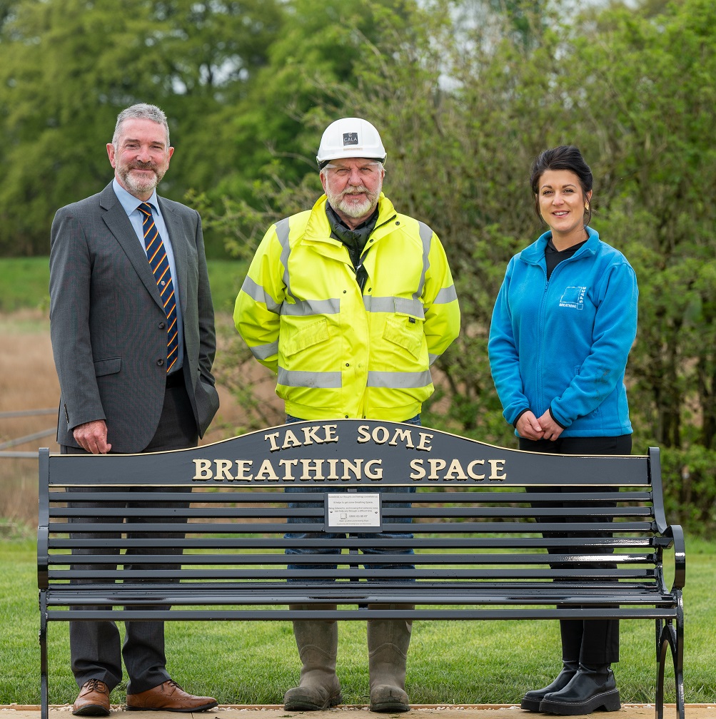 Cala unveils new bench to help boost mental health awareness