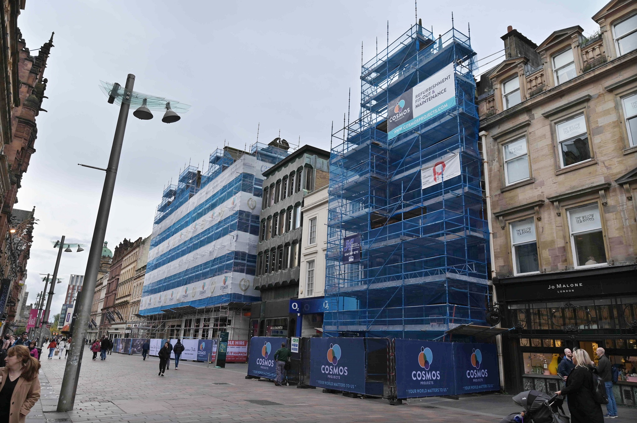 JR Scaffold Services completes two Glasgow projects
