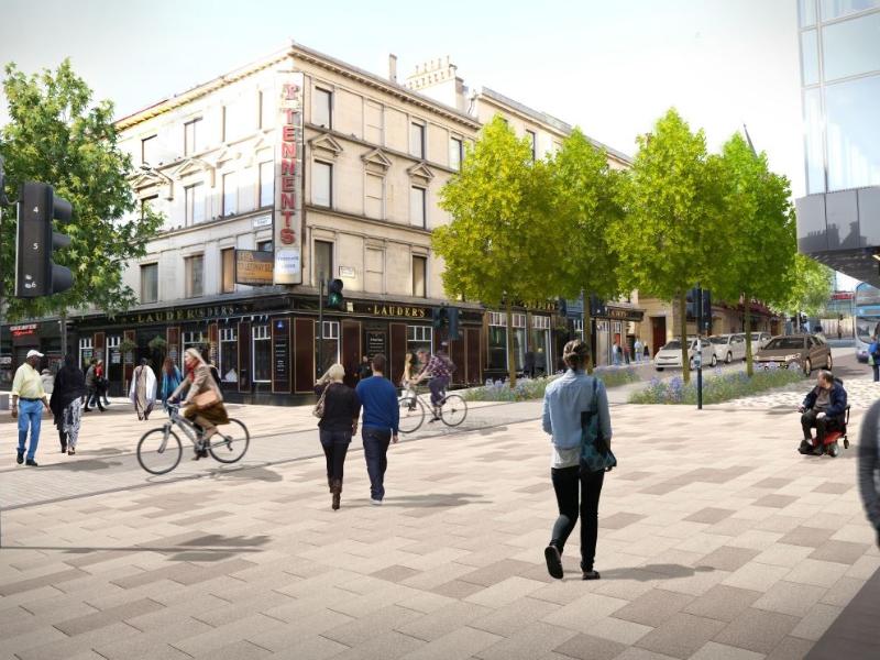 Glasgow to begin Sauchiehall Precinct and Cambridge Street Avenue project