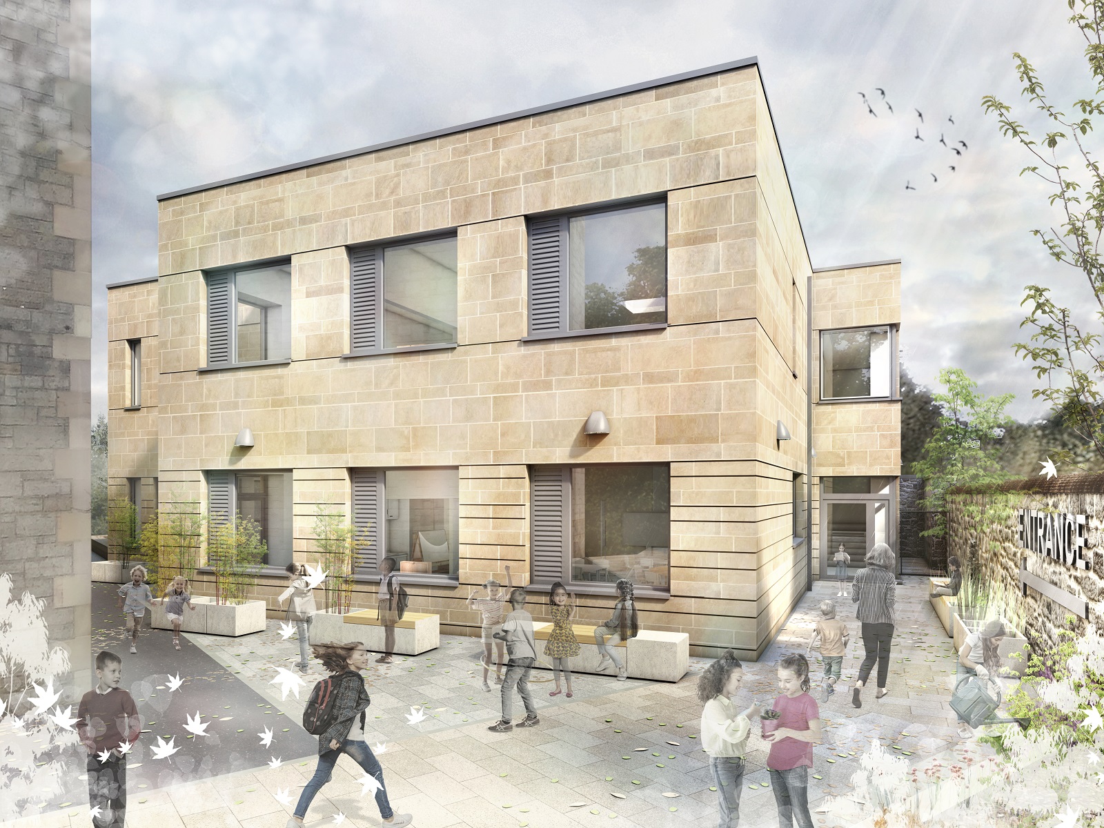 Work progresses at pace at Edinburgh’s first Passivhaus school