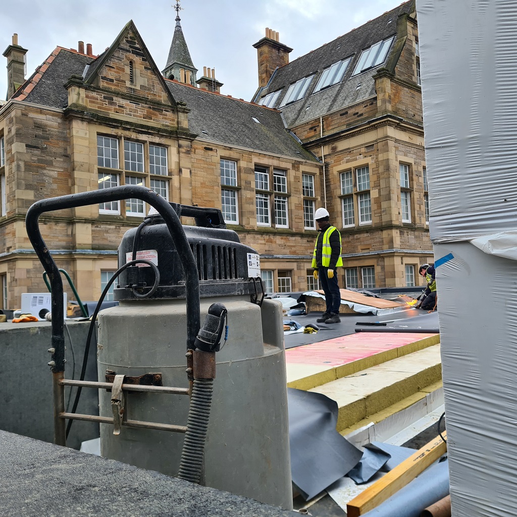 Work progresses at pace at Edinburgh’s first Passivhaus school