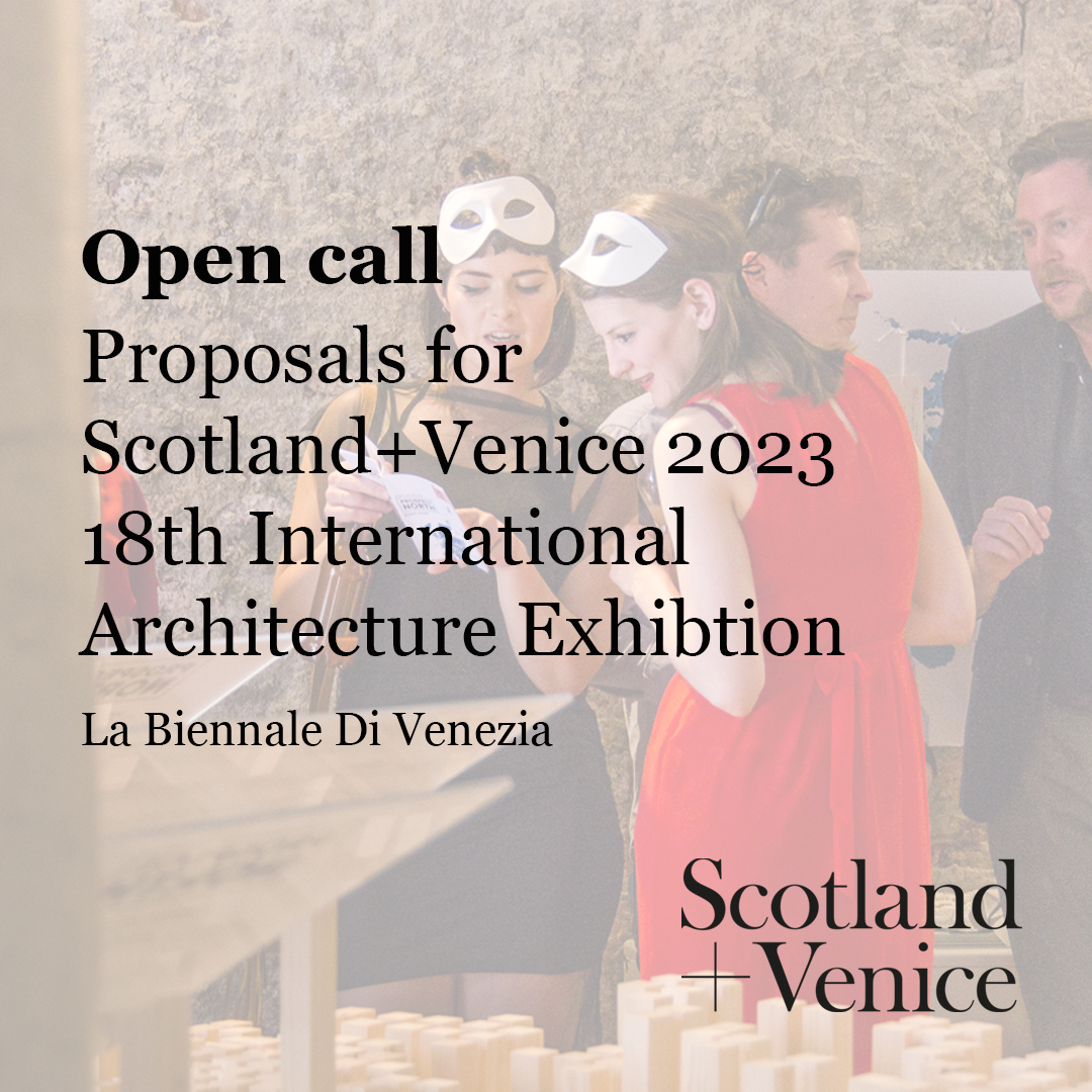 Scotland + Venice partners seeking proposals for international architecture exhibition