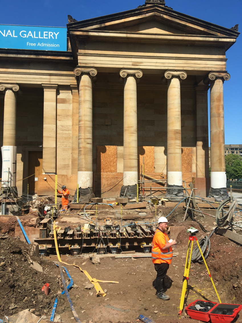 Mabey Hire's temporary support and monitoring solutions support upgrades to historic art gallery