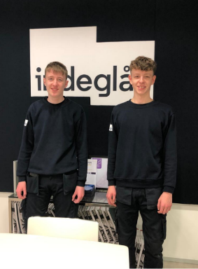 Indeglas helps provide opportunities for two apprentices