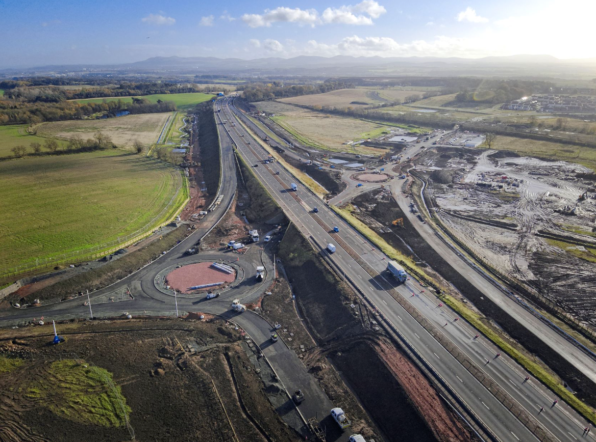 Northbound M9 motorway junction opens to the public
