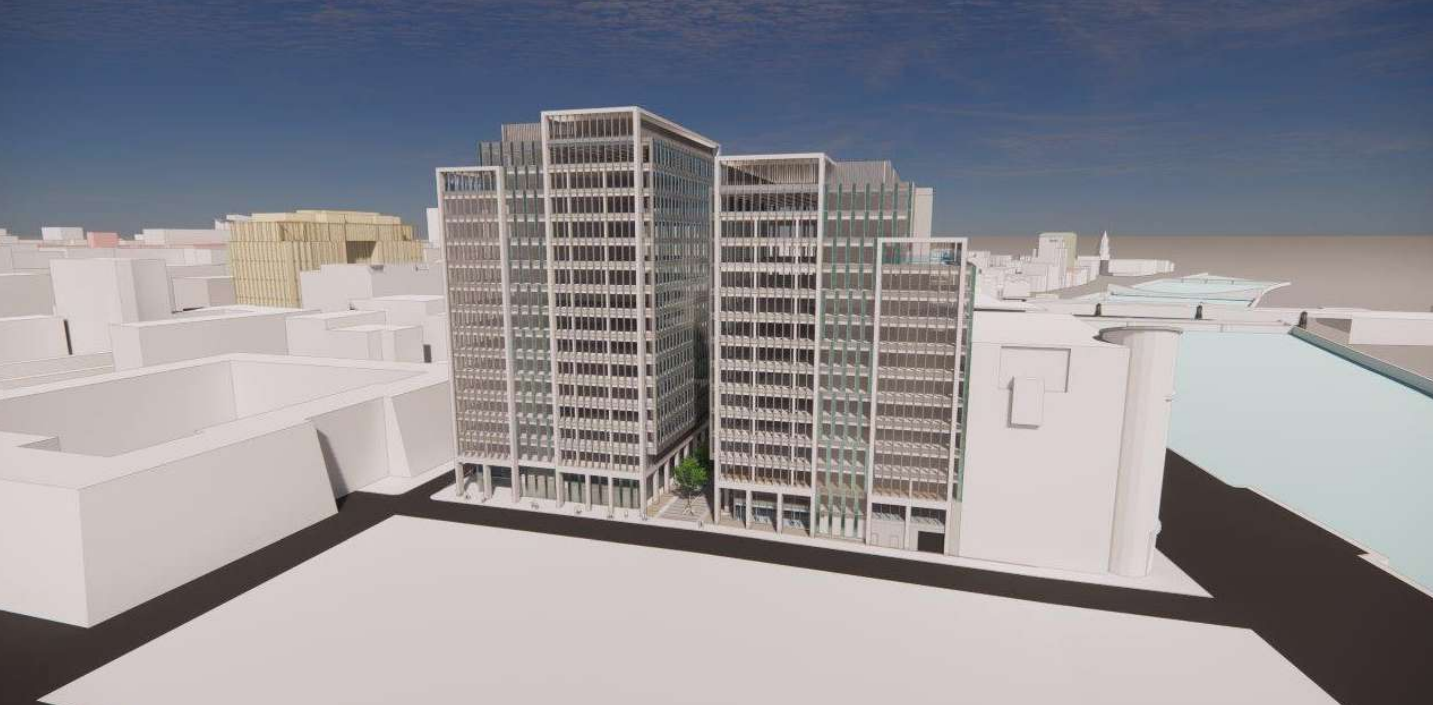 Glasgow approves 14-storey office block at Carrick Square