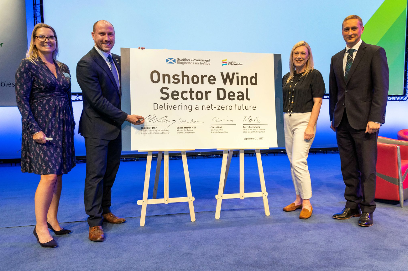New agreement to power onshore wind development in Scotland