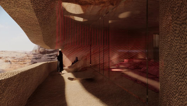 And finally... Concept designs revealed for cave hotel in Saudi desert
