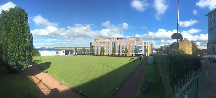 Holmes Miller draws up housing plans at Glasgow bowling club