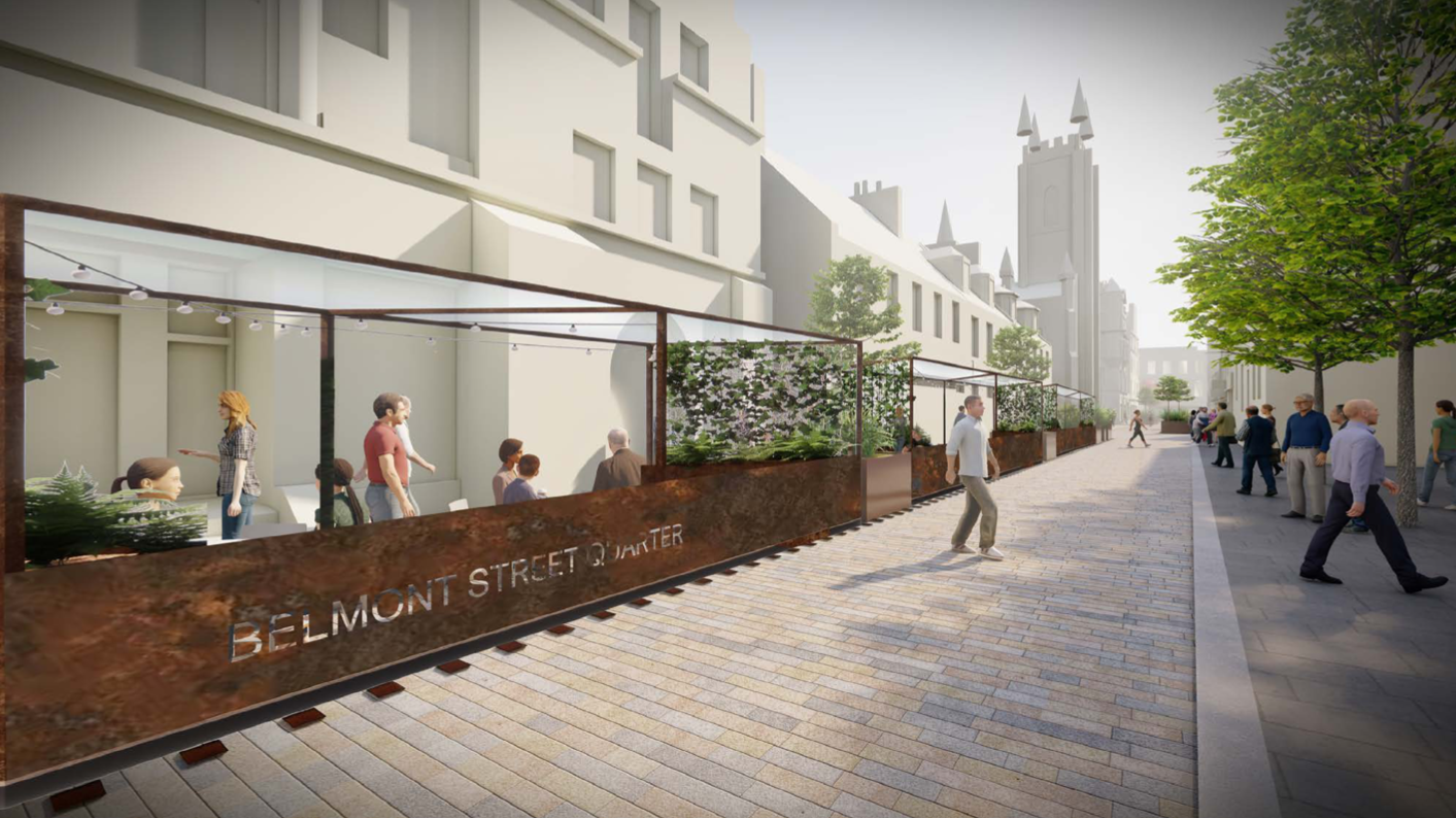 Aberdeen to consult on 'café culture' designs for Belmont Quarter