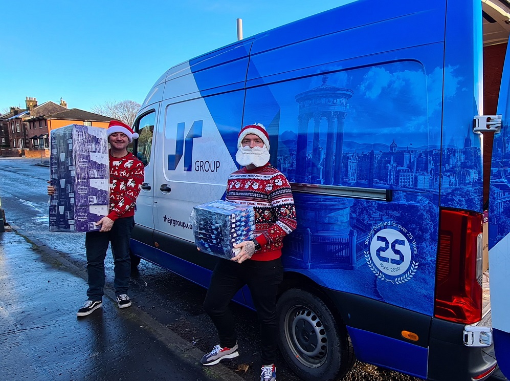 JR Group donates 1,700 selection boxes across central Scotland