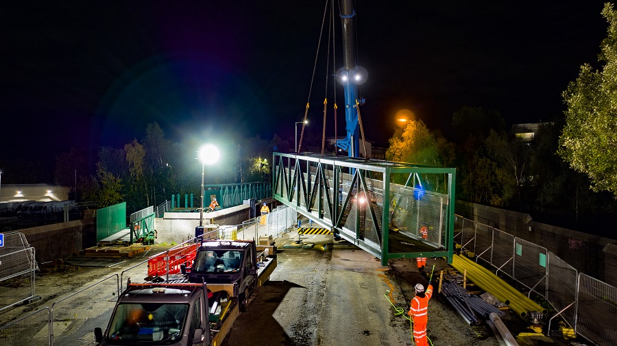 Network Rail starts work to bridge gap at Glasgow’s Shields Road