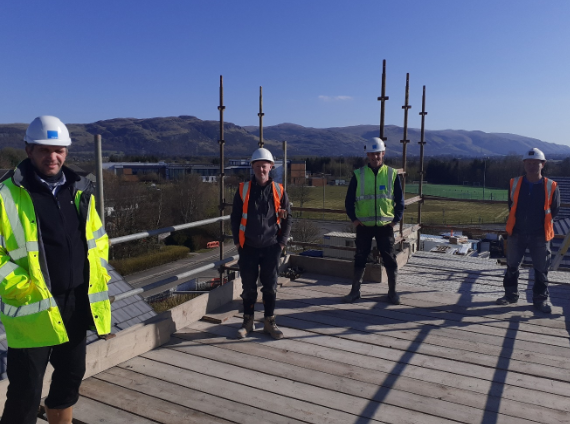 Simply UK tops out Stirling home