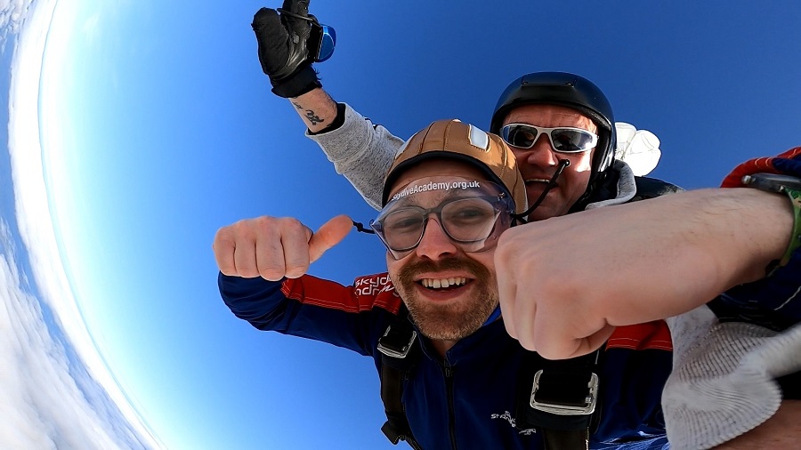 Tilbury Douglas completes skydive in aid of industry mental health