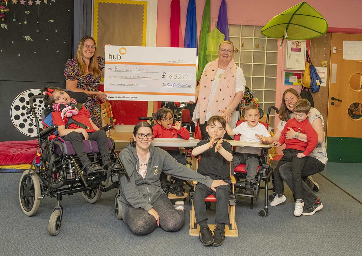 Livingston school ends term with £8k donation from Hub South East