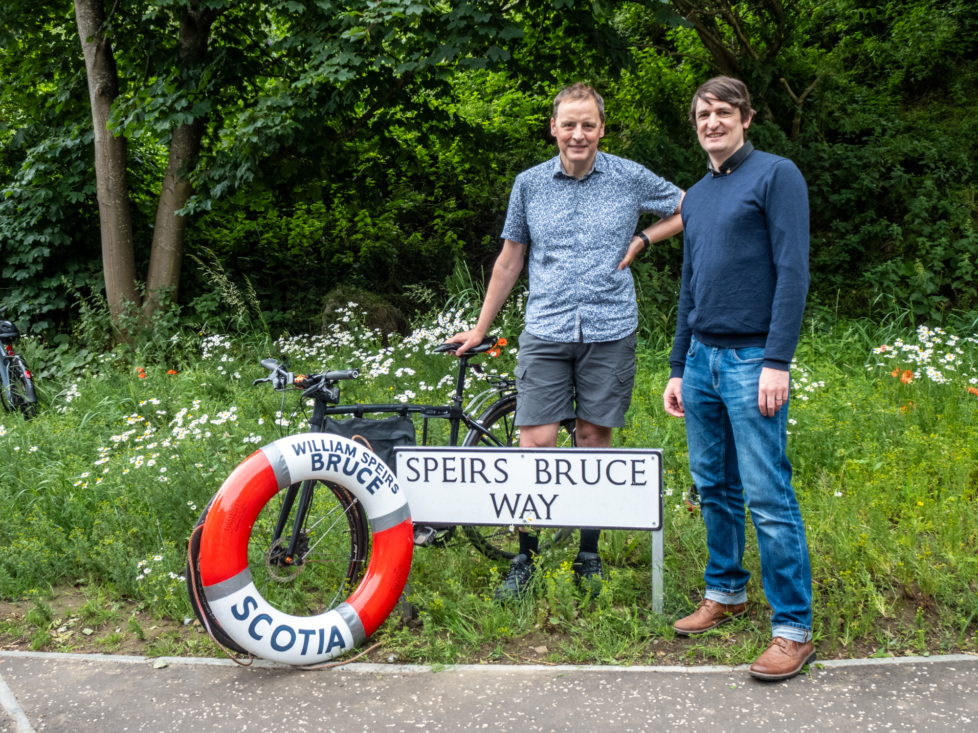 Transformed Granton walking and cycling path named after explorer