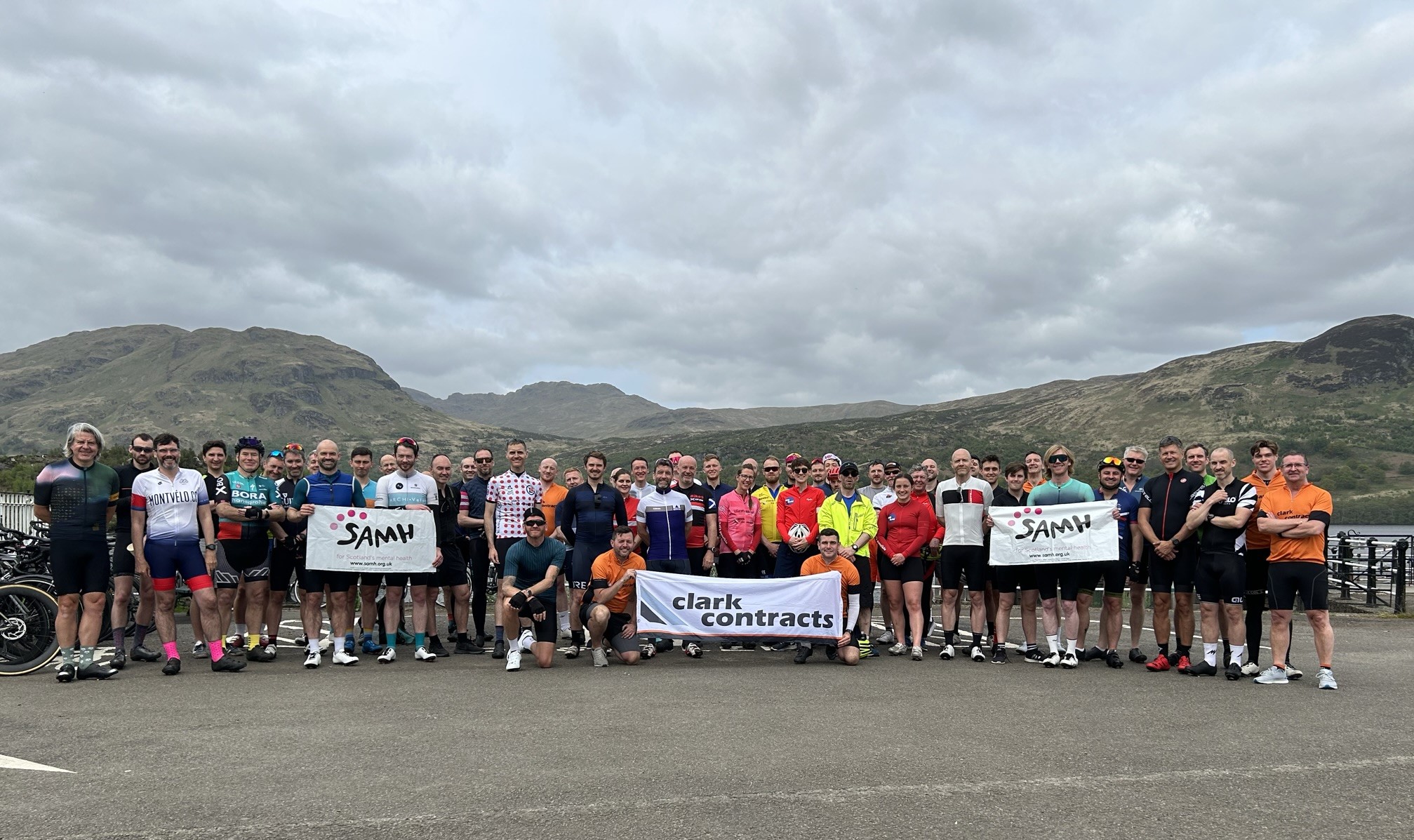 Clark Contracts raises over £2,000 for SAMH at 11th annual ‘Spring’ Classic