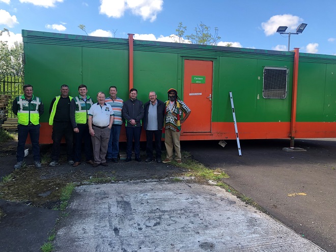 BAM give shed loads of help to local group