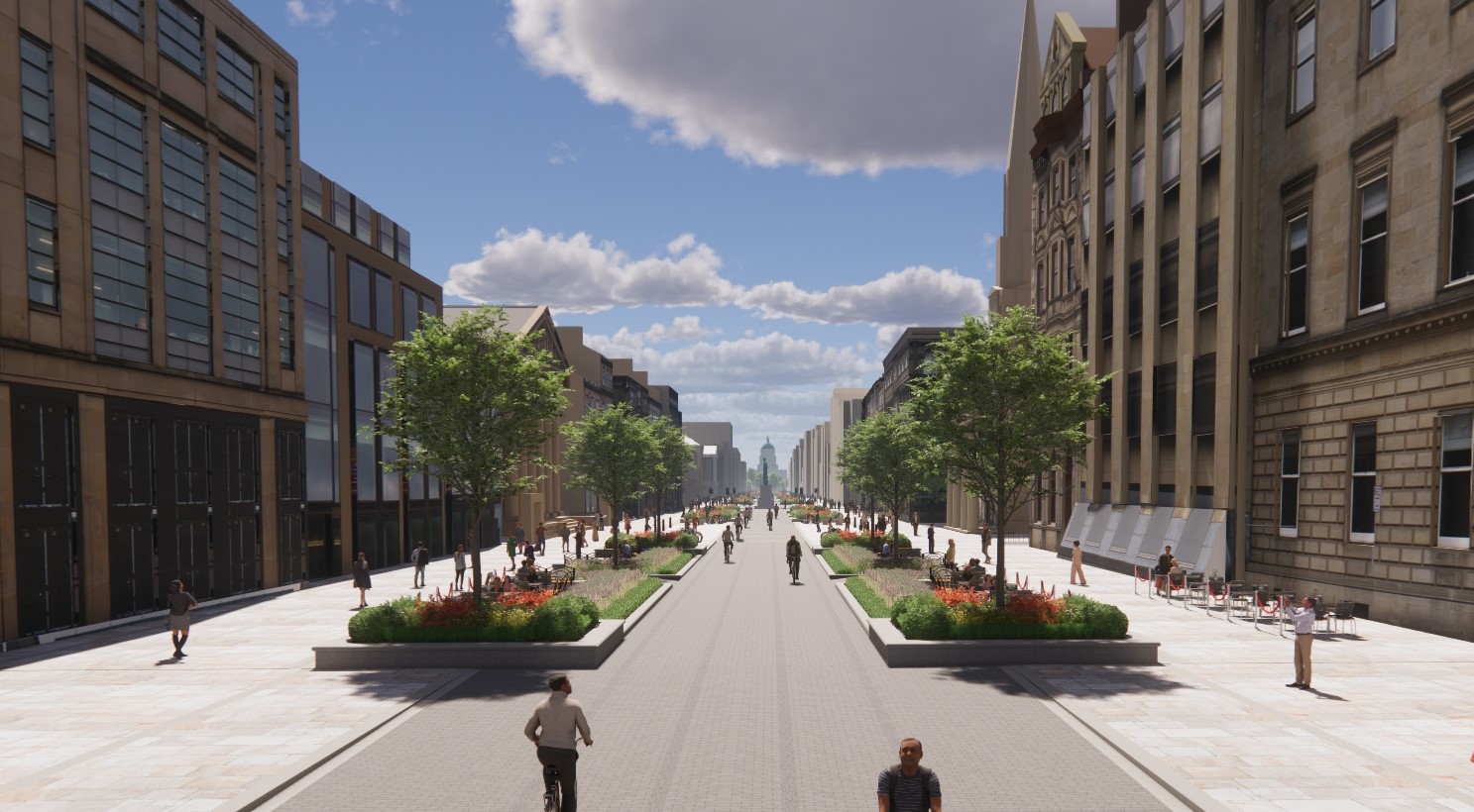 Edinburgh unveils updated George Street and First New Town project designs