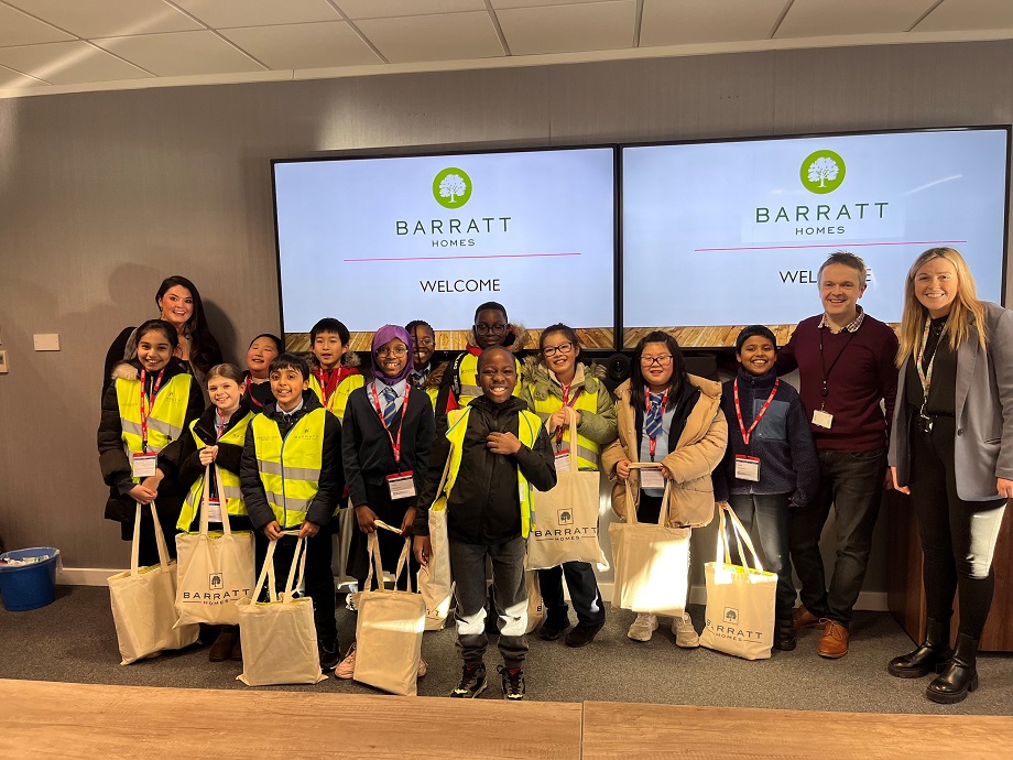 Glasgow pupils enjoy careers day at Barratt Developments Scotland