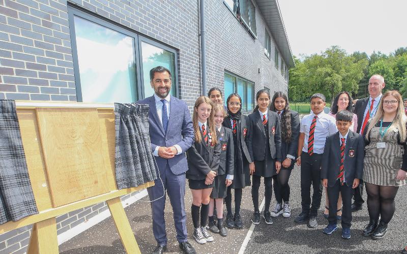 Extension to Glasgow high school opens after one-year project