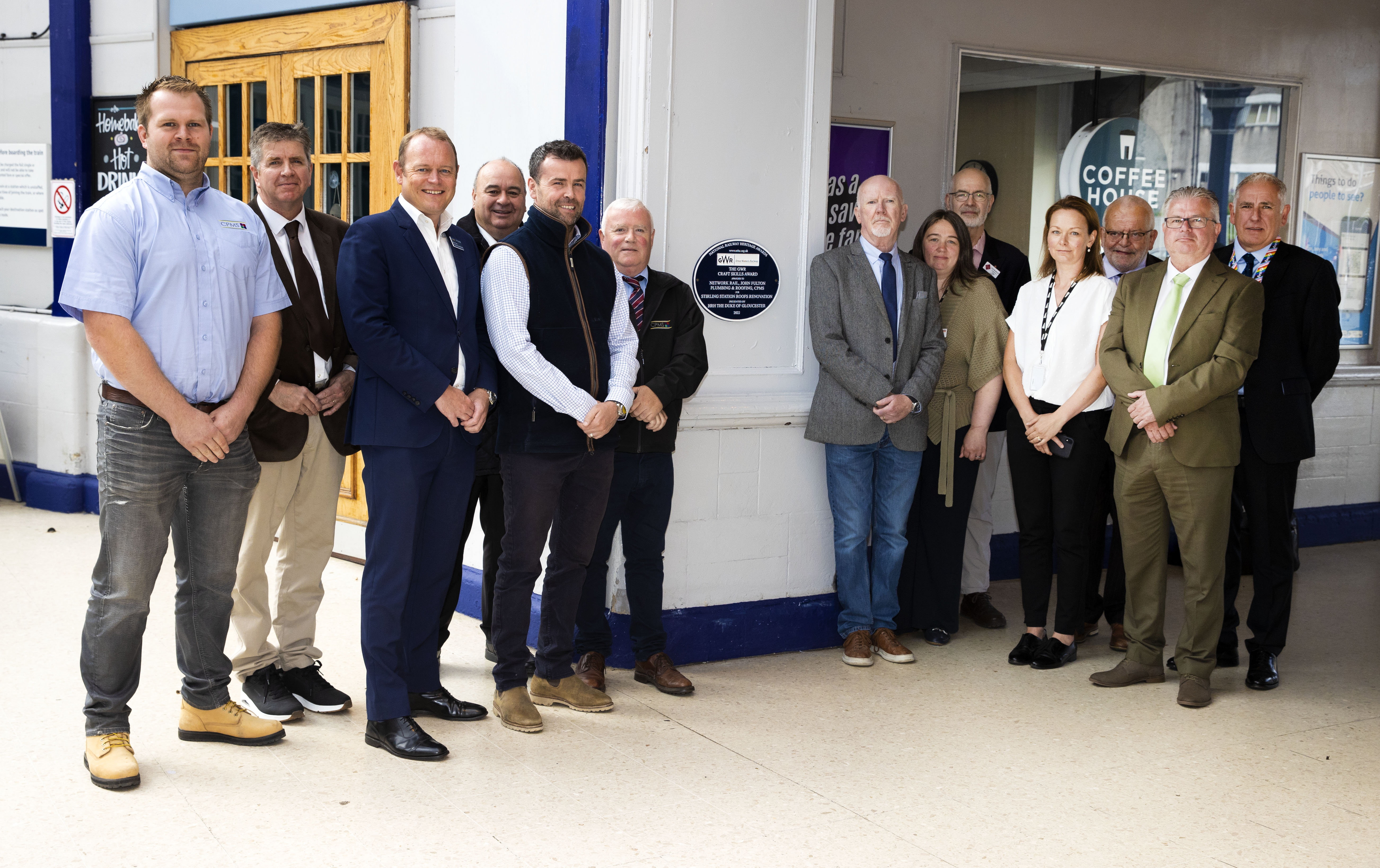 Stirling station roof wins prestigious award