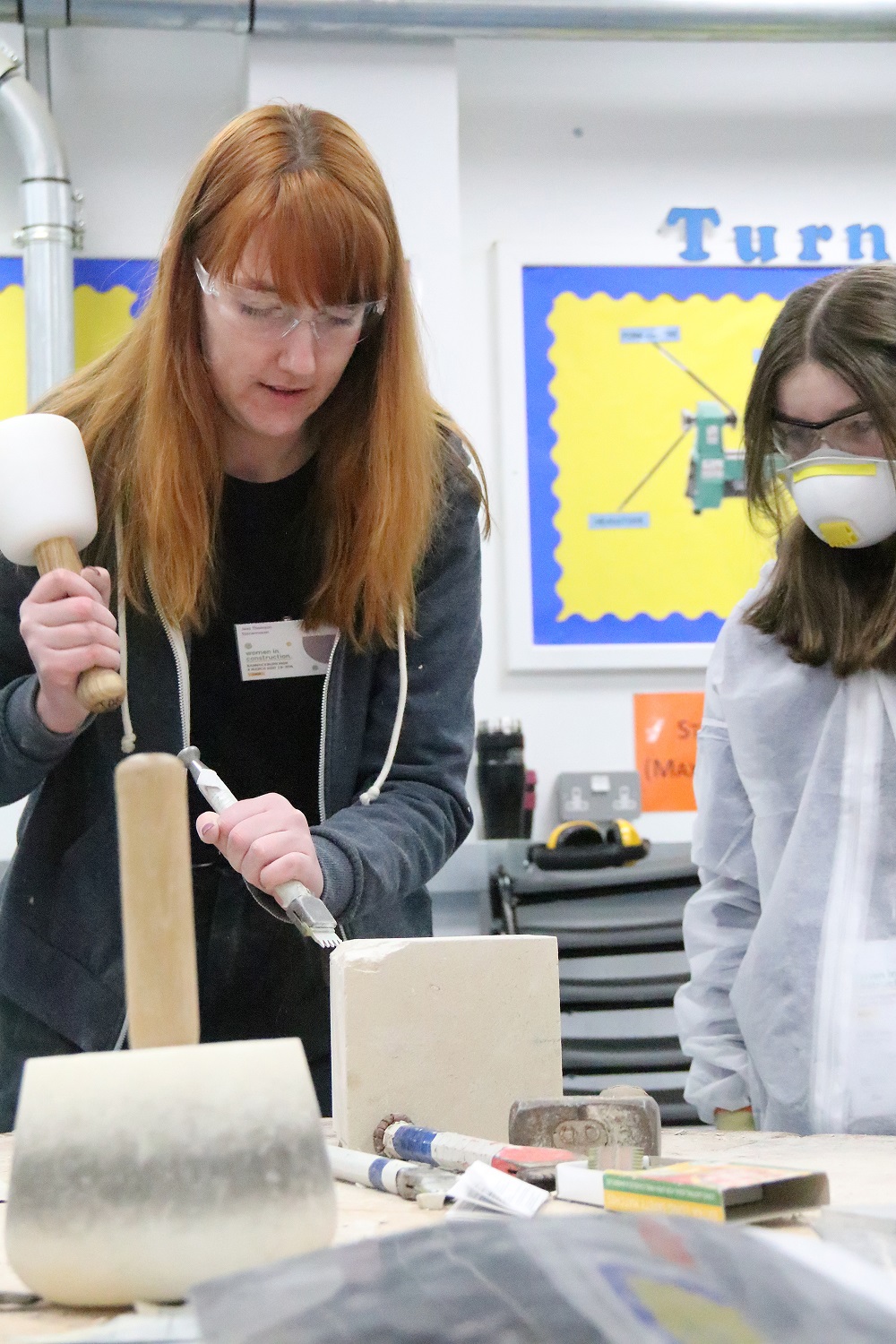 Women in construction inspire female Stirling pupils