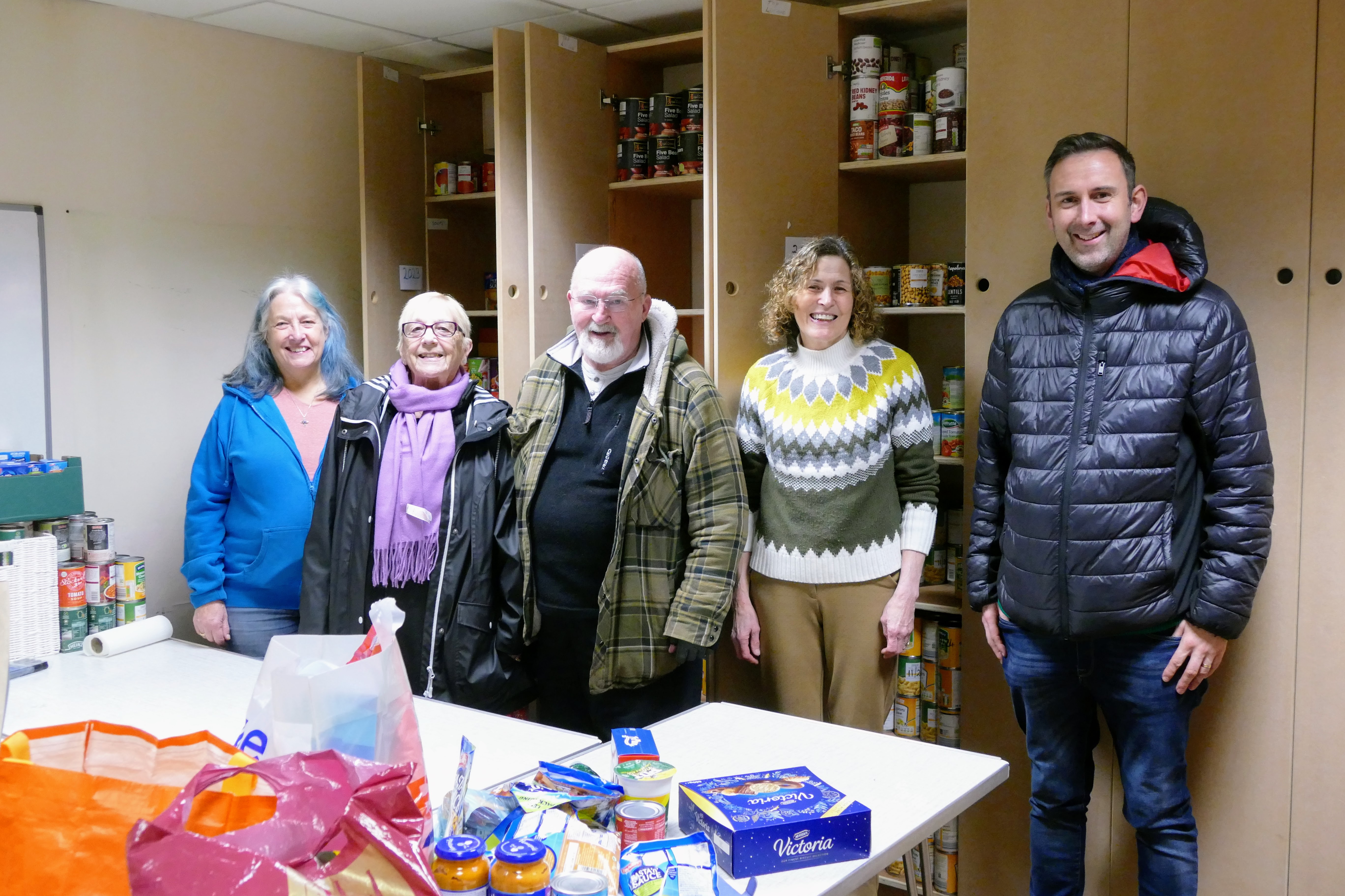 Midlothian foodbank supported by Shawfair donations
