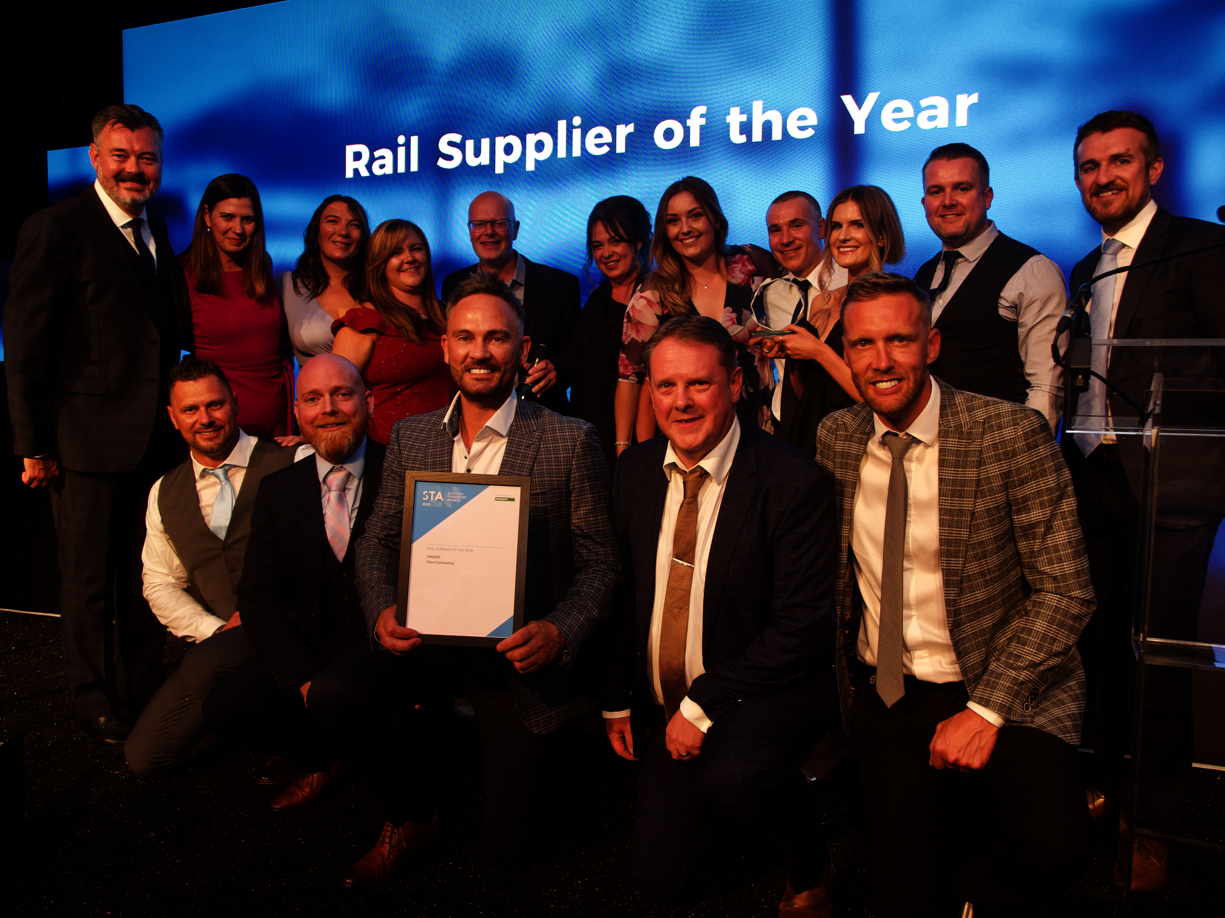 Story Contracting named ‘Rail Supplier of the Year’ at the Scottish Transport Awards 2023