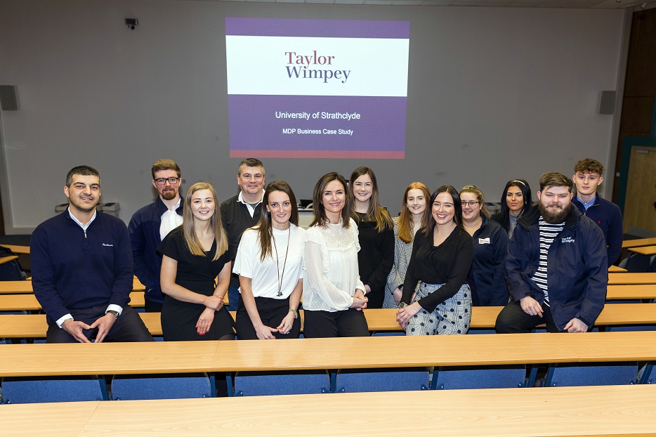Taylor Wimpey taps into future talent pool at Strathclyde Business School MPD