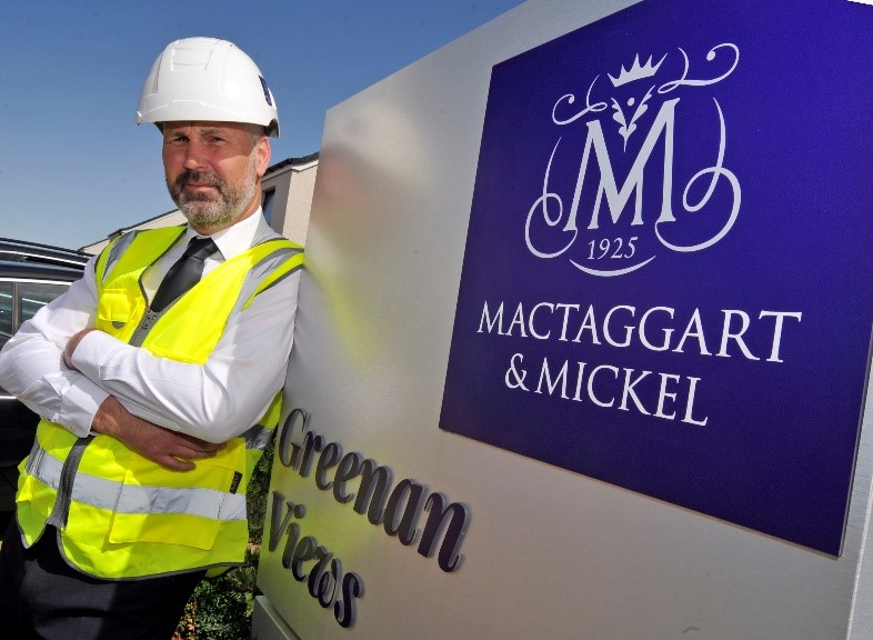 Mactaggart & Mickel site manager praised after winning 12th top Scottish award 