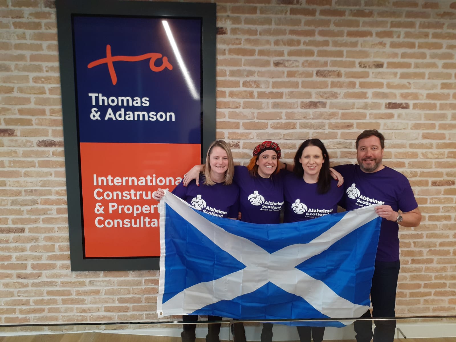 Thomas & Adamson to participate in Kiltwalk for Alzheimer Scotland