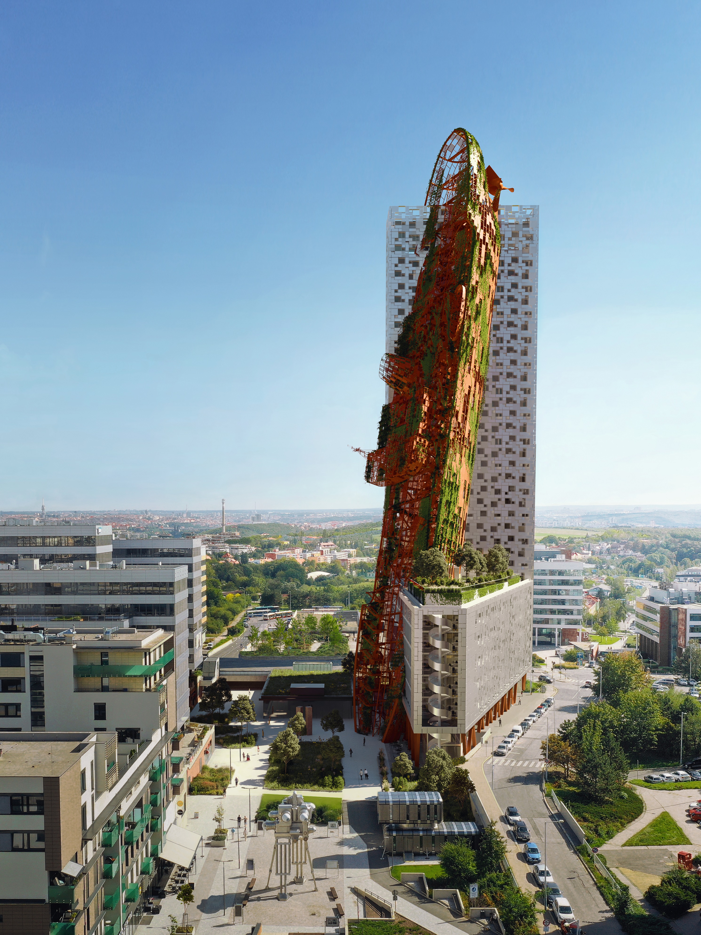 And finally... Shipwreck warning of climate change set to become Czech Republic's tallest building