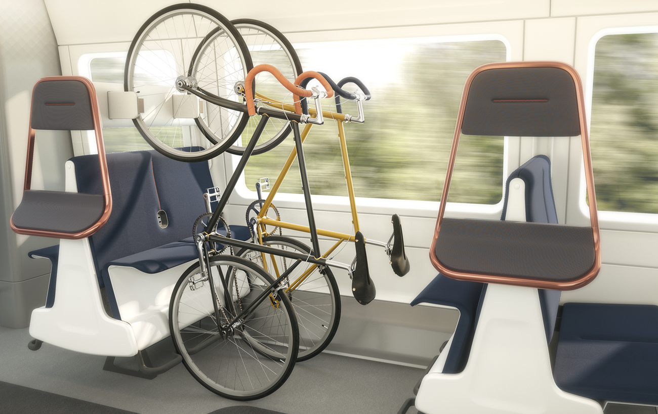 And finally... Designs unveiled to enable social distancing on trains