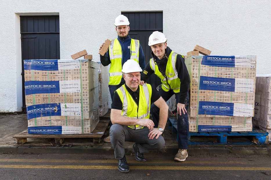 Taylor Wimpey brick donation cements link at Ayrshire College