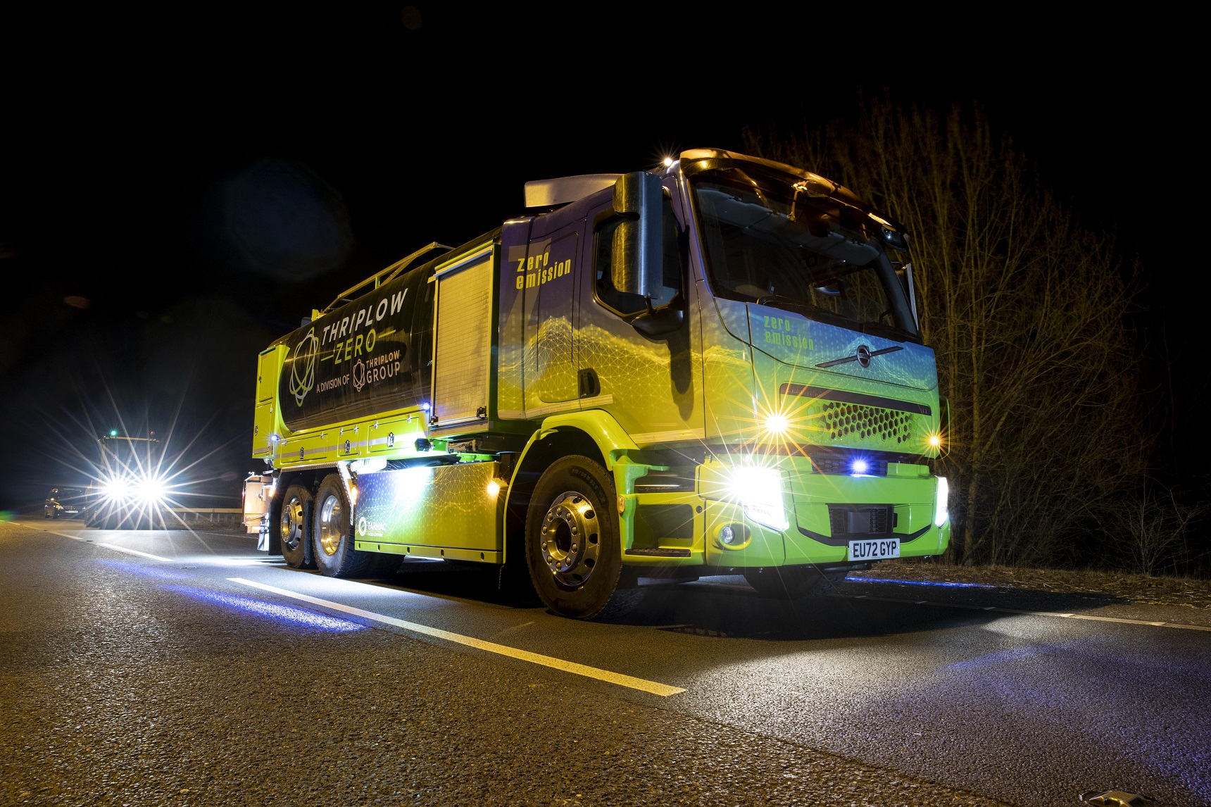 And finally... world-first electric bond coat sprayer used in UK