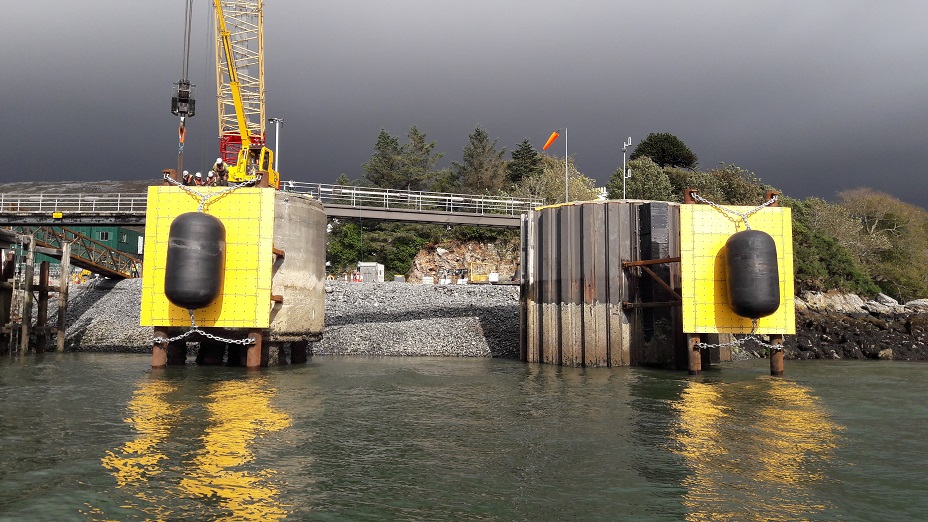 New images reveal progress of Tarbert Ferry Terminal upgrade