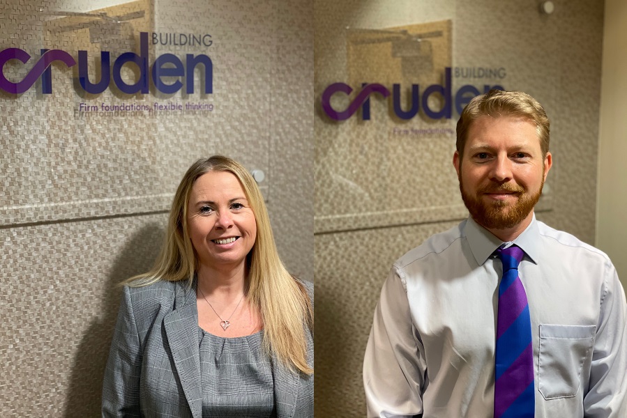 Terri Chisholm and Colin Bain join Cruden Building