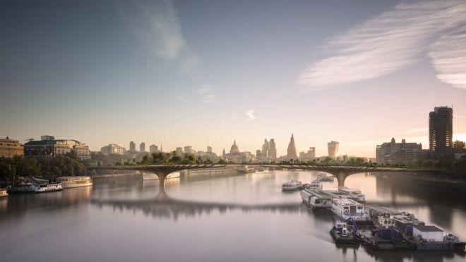 And finally... Charity paid £53m towards abandoned Thames garden bridge