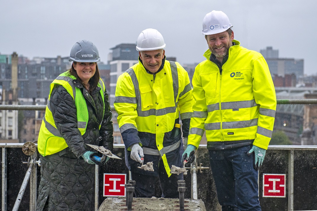 Glasgow’s Buchanan Wharf tops out