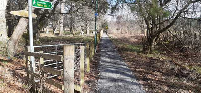 Highland path improvement works completed